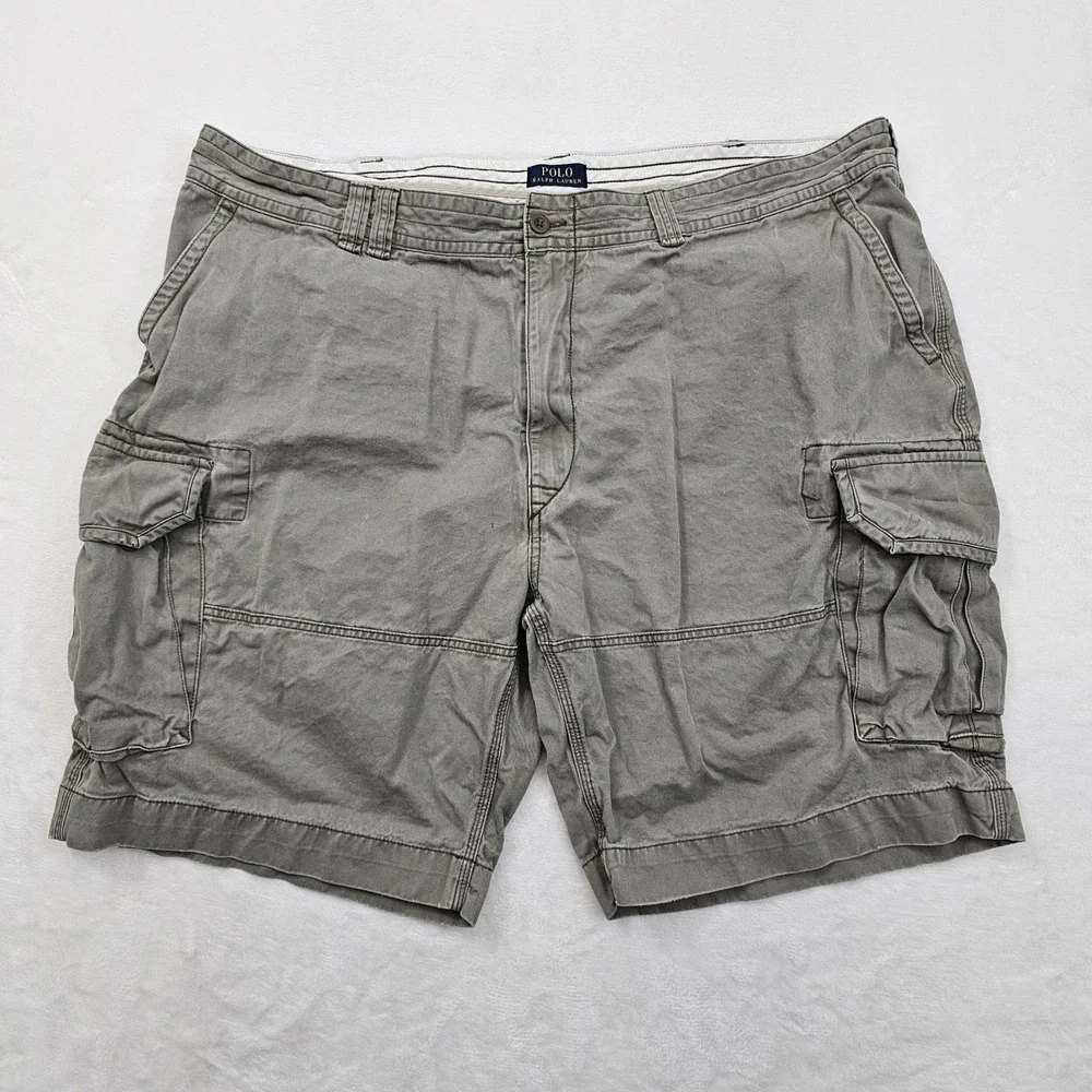 Polo Ralph Lauren‎ Cargo Shorts Mens 50 Grey Cotton Utility Gorpcore